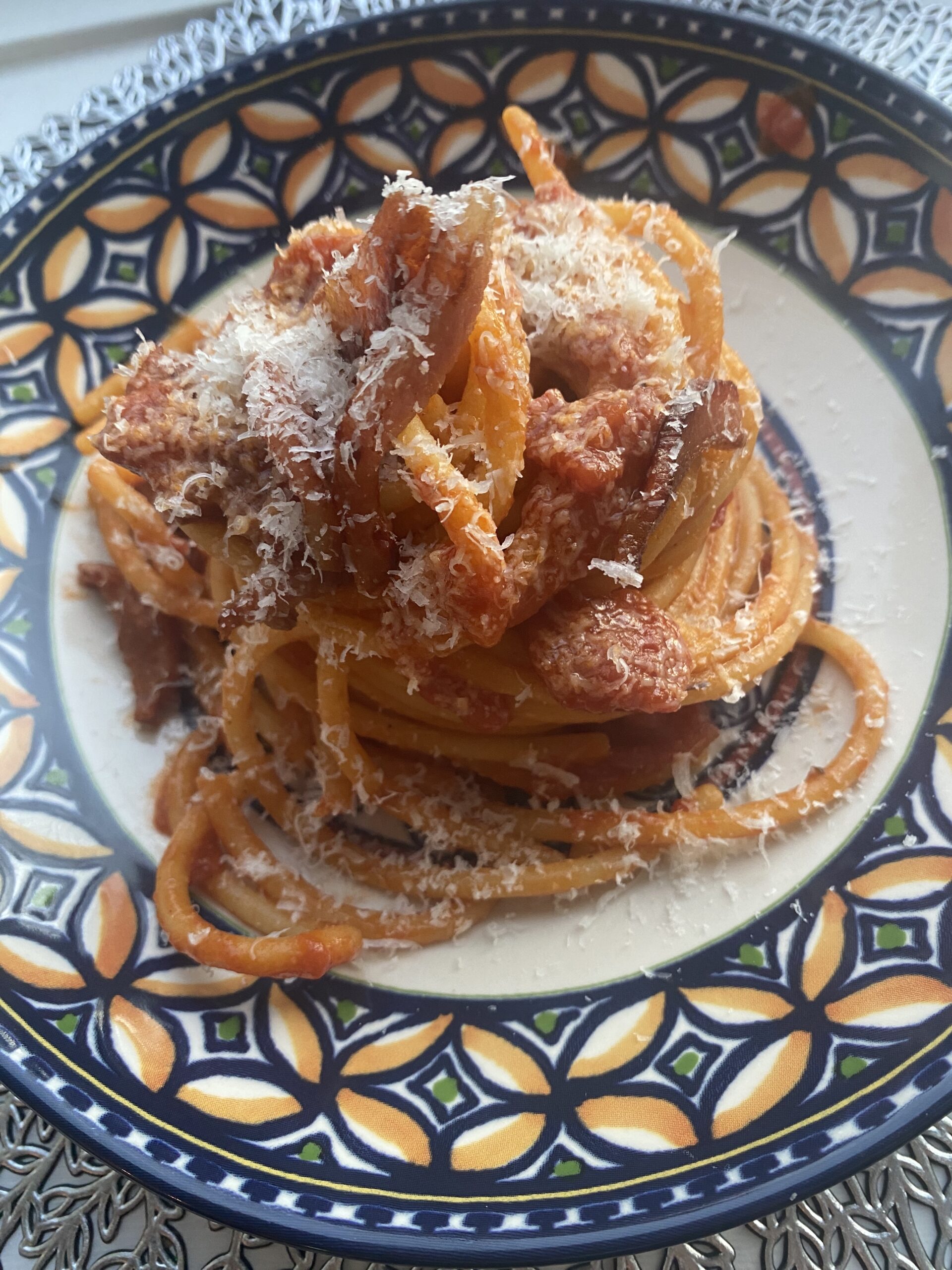 Bucatini All’Amatriciana Frannie Loves Food