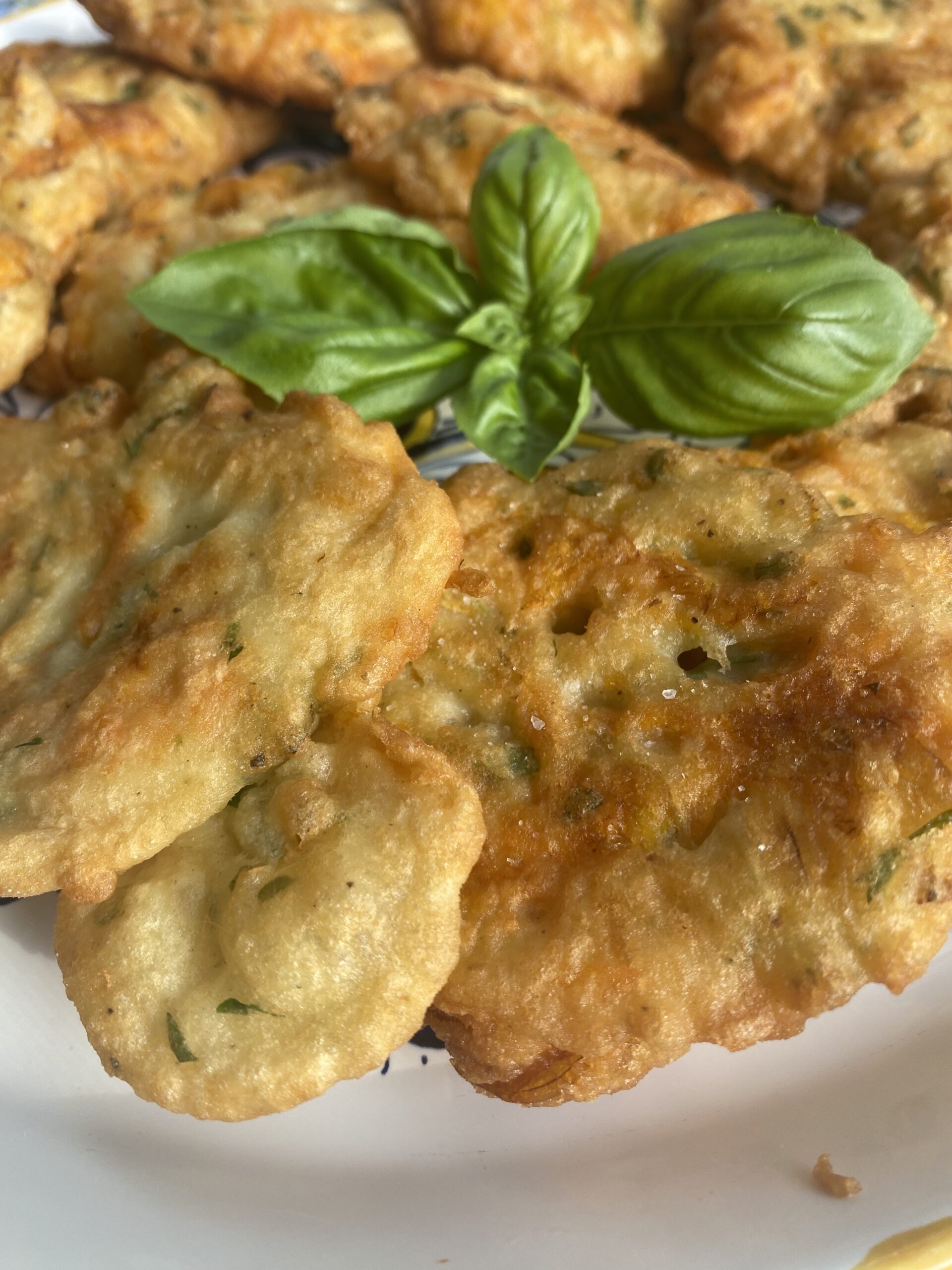 Zucchini Flower Fritters Frannie Loves Food